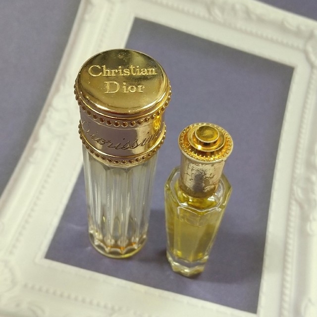 Christian Dior(クリスチャンディオール)の香水の空き瓶2本 ChristianDior ▪madamRochas コスメ/美容の香水(その他)の商品写真