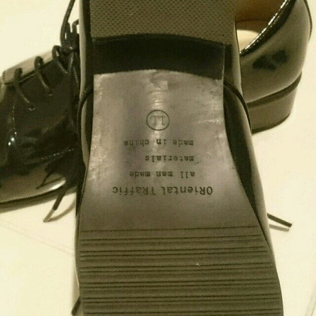 ORiental TRaffic(オリエンタルトラフィック)の【akiさん専用】エナメルシューズ＊レースアップシューズ レディースの靴/シューズ(ローファー/革靴)の商品写真