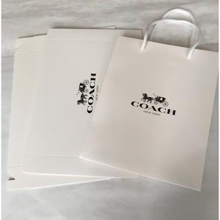 コーチ(COACH)の新品未使用コーチ　COACH　紙袋（ショッピングバッグ）箱  ラッピング用(ラッピング/包装)