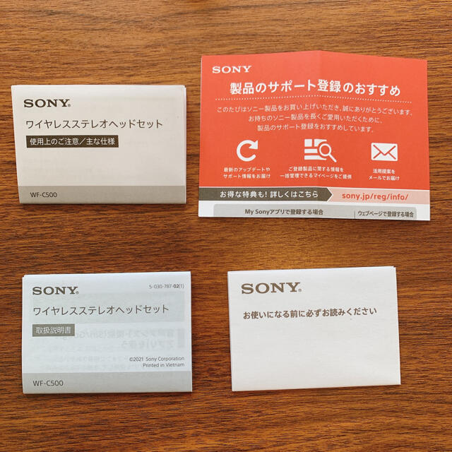 お得新作 ☆美品☆ SONY イヤホン WF-C500 ブラックの通販 by みっく's shop｜ラクマ