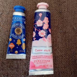 ロクシタン(L'OCCITANE)のロクシタン　チェリー＆シア ハンドクリーム2個セット(ハンドクリーム)