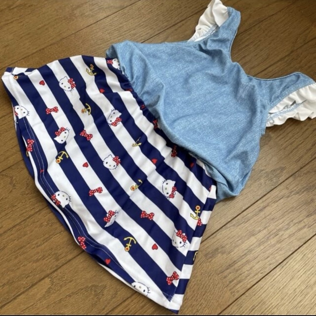 サンリオ(サンリオ)のサンリオ　水着　ワンピース　100 キッズ/ベビー/マタニティのキッズ服女の子用(90cm~)(水着)の商品写真