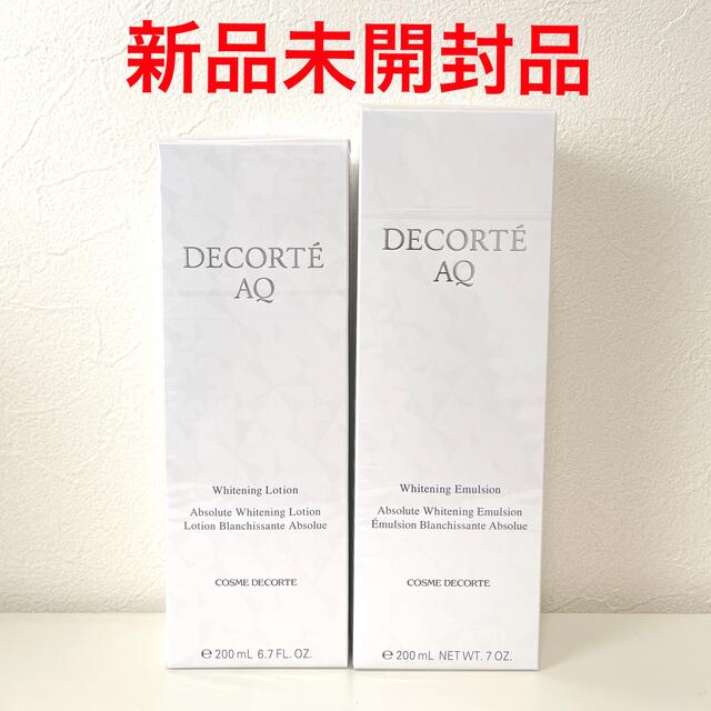 【ホワイトニ】 COSME DECORTE - コスメデコルテ AQ ホワイトニング 化粧水& 乳液 セットの通販 by マカロンs shop