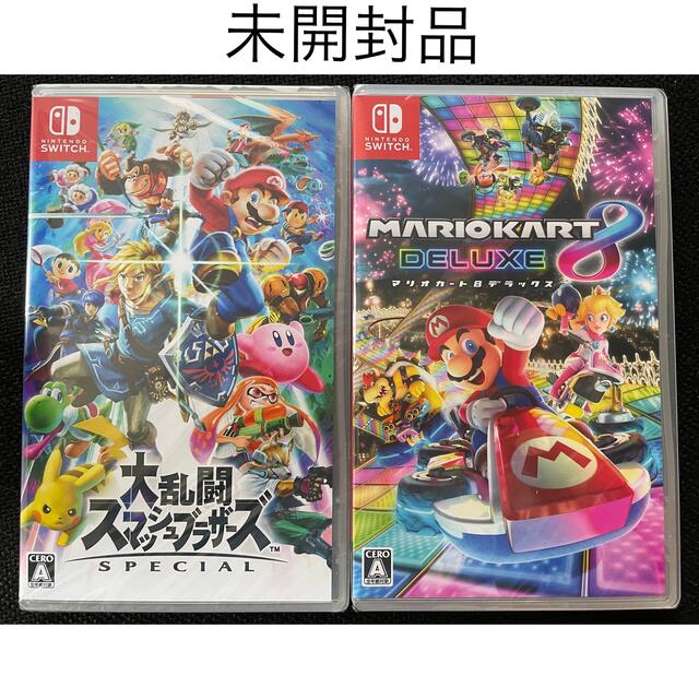 新品 Switch ソフト 大乱闘 スマッシュブラザーズ マリオカート8 新品 Switch ソフト 大乱闘 スマッシュブラザーズ マリオカート8