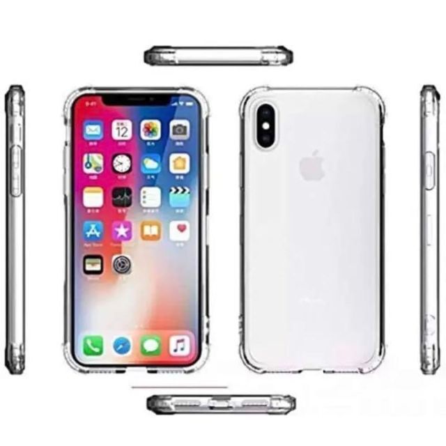 新品 iPhone Xs X ケース スマホ カバー 透明 クリア ガード付き スマホ/家電/カメラのスマホアクセサリー(iPhoneケース)の商品写真