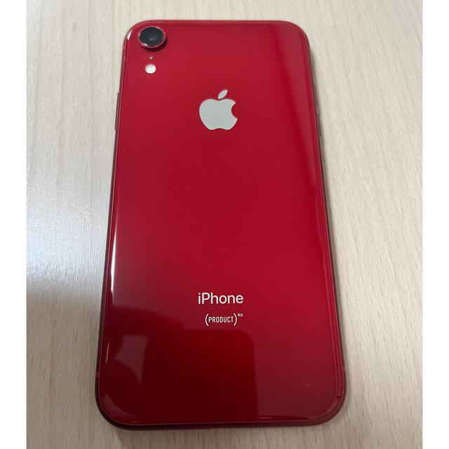 解除済みバッテリー最大容量iPhoneXR RED 128GB Softbank SIMロック解除済み