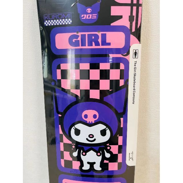 ガール×クロミちゃん　GIRL　スケートボードデッキ　8.0