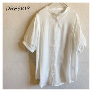 ドレスキップ(DRESKIP)のDRESKIP 半袖ブラウス ロング ワールド(シャツ/ブラウス(半袖/袖なし))