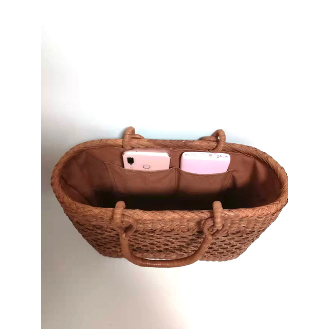 山葡萄バッグ(円形龍網編み) 山葡萄バッグ(円形龍網編み)