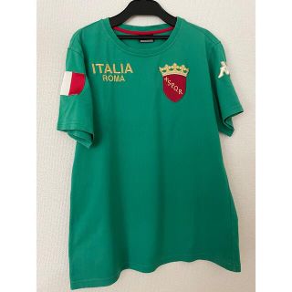 カッパ(Kappa)のKappa カッパ　イタリア　ローマ　国旗　Tシャツ　L(Tシャツ/カットソー(半袖/袖なし))