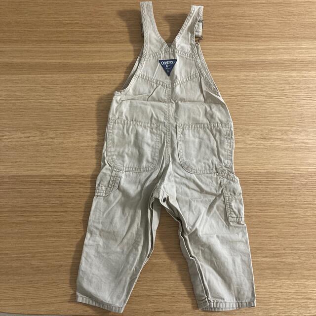 OshKosh(オシュコシュ)のオシュコシュ  オーバーオール　ベージュ キッズ/ベビー/マタニティのキッズ服男の子用(90cm~)(その他)の商品写真