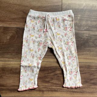 ザラキッズ(ZARA KIDS)のZARA 花柄　レギンス　74cm(パンツ)