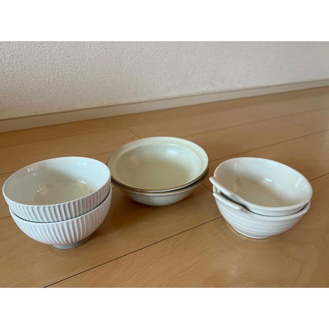 ニトリ(ニトリ)の美品　ニトリ　皿　茶碗　６枚セット インテリア/住まい/日用品のキッチン/食器(食器)の商品写真