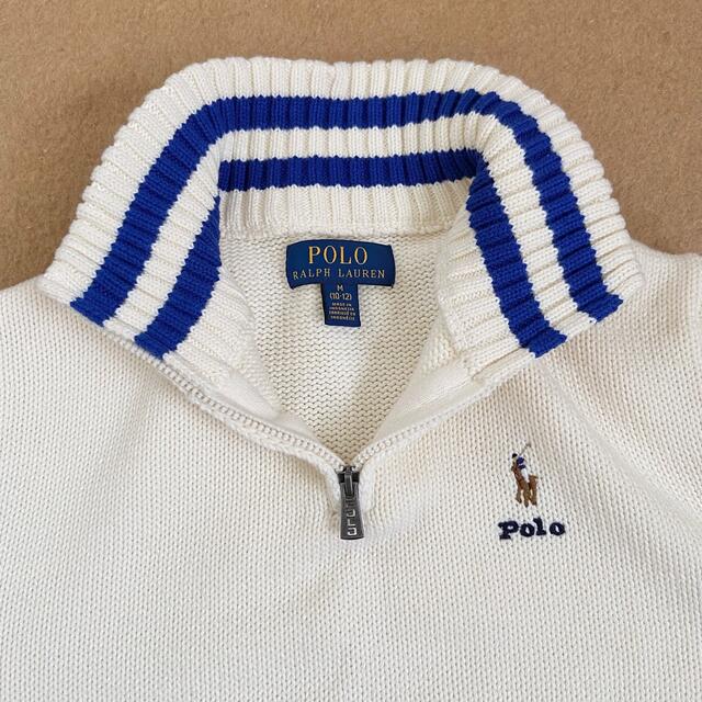 Polo ハーフジップ ニット