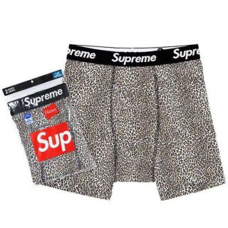 シュプリーム(Supreme)のSupreme Hanes ボクサーパンツ 豹柄 1枚 Lサイズ(ボクサーパンツ)