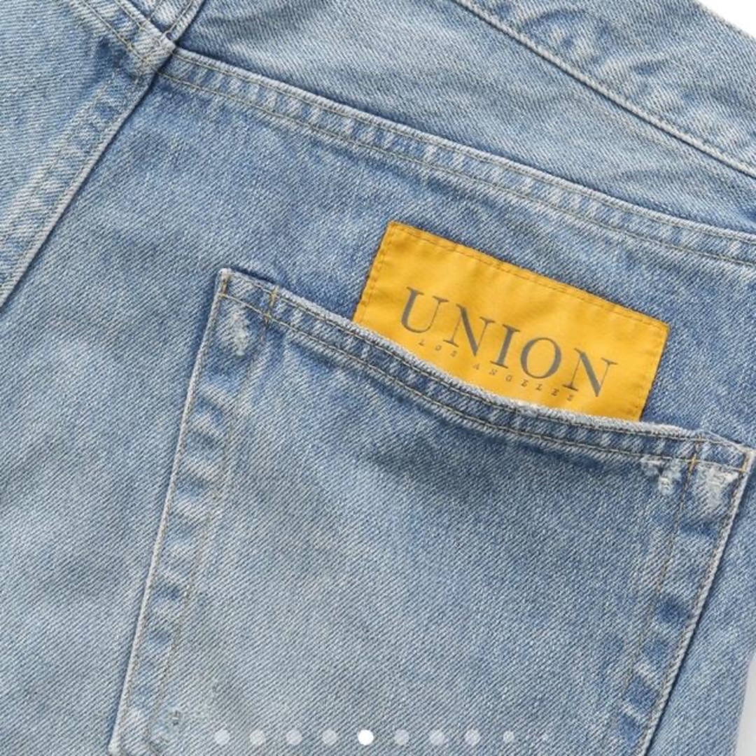 【XL】UNION ORIGINAL CRASHED DENIM JEAN メンズのパンツ(デニム/ジーンズ)の商品写真