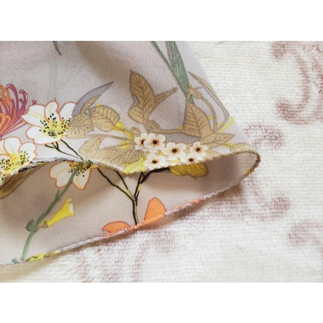 ＊Patricia＊【BEIGE FLOWERS】ラップスカート S ベ－ジュ