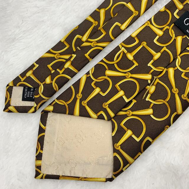 美品 GUCCI ホースビット　ネクタイ　派手