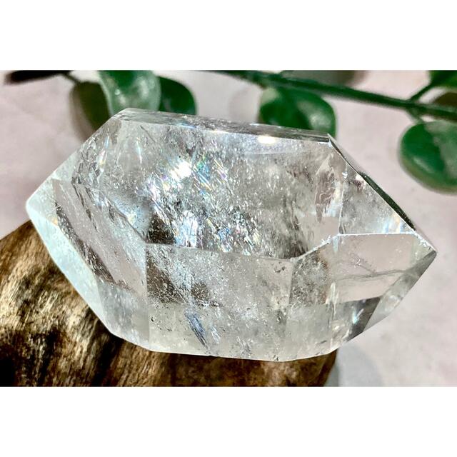 レインボー✨ エンジェルブレッシング ダブルポイント 水晶 クリスタル