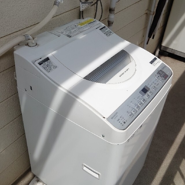 SHARP 電気洗濯乾燥機 ES-TX5C 説明書付