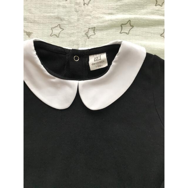 襟付きトップス キッズ/ベビー/マタニティのキッズ服女の子用(90cm~)(Tシャツ/カットソー)の商品写真