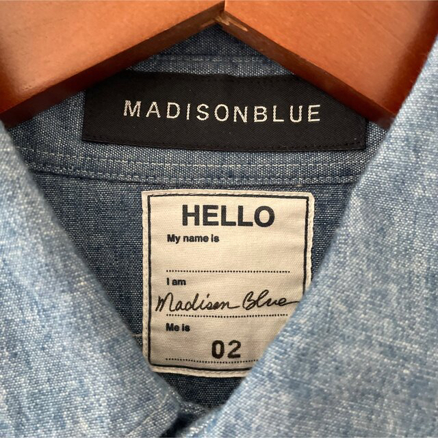 肩幅約55cmMADISONBLUE マディソンブルー 半袖スウェットシャツ 02 - T