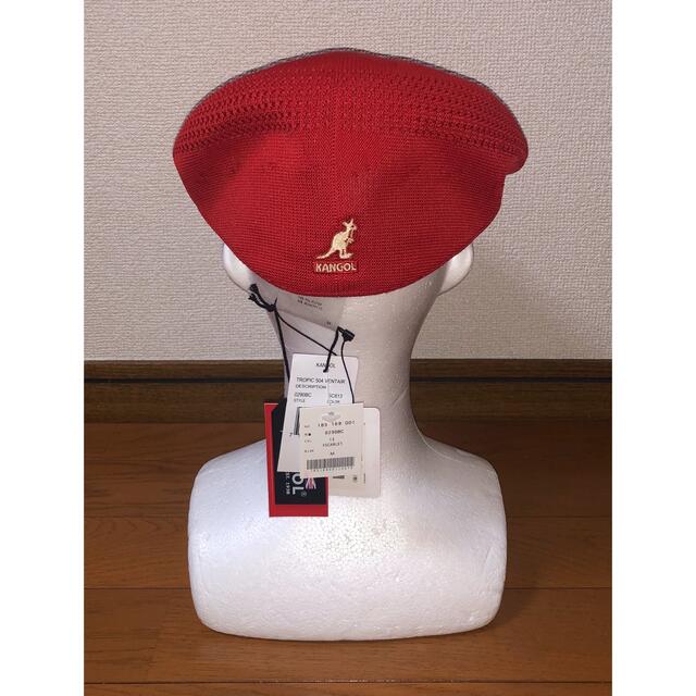 M 新品 KANGOL ハンチングキャップ レッド 赤 カンゴール ベレー帽