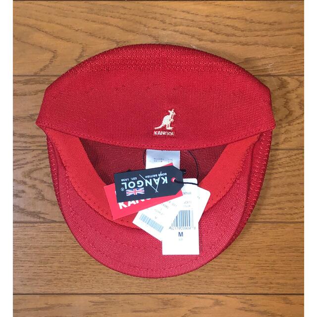 M 新品 KANGOL ハンチングキャップ レッド 赤 カンゴール ベレー帽