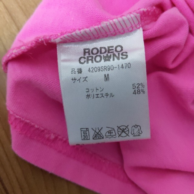 RODEO CROWNS(ロデオクラウンズ)のロデオ　Ｔシャツ レディースのトップス(Tシャツ(半袖/袖なし))の商品写真