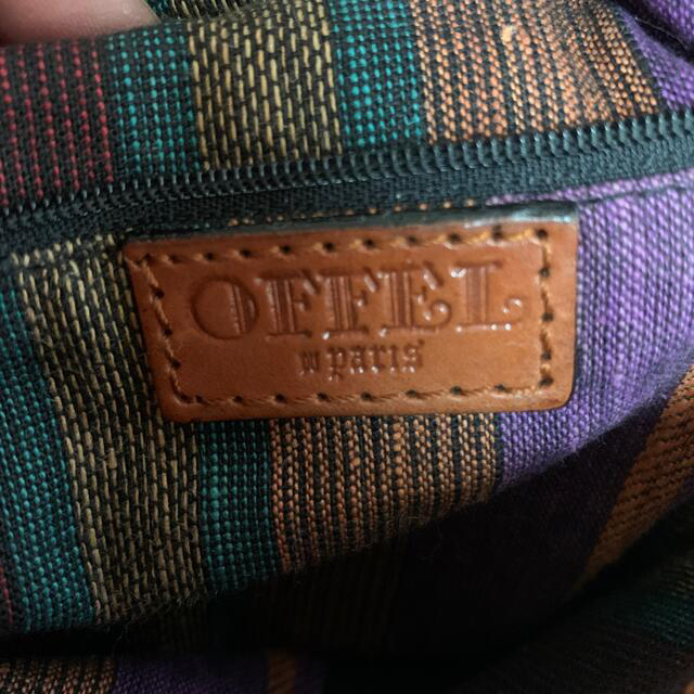 ♡OFFEL  革編みハンドバッグ　 レディースのバッグ(ハンドバッグ)の商品写真