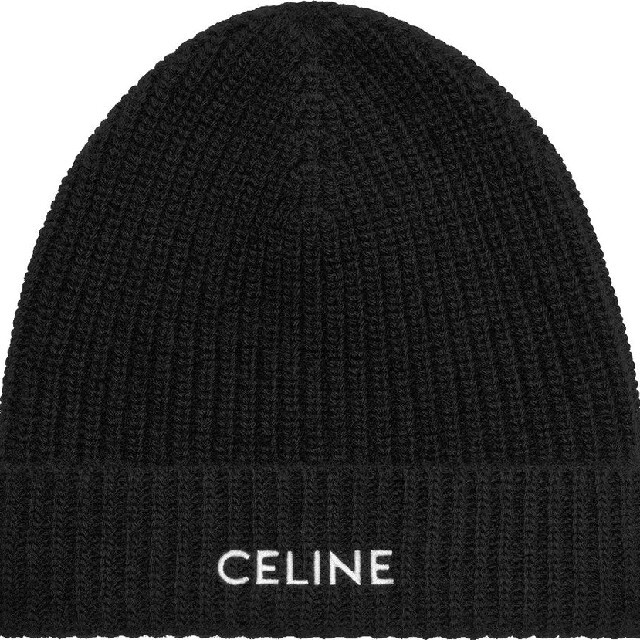 CELINE ロゴビーニーキャップ