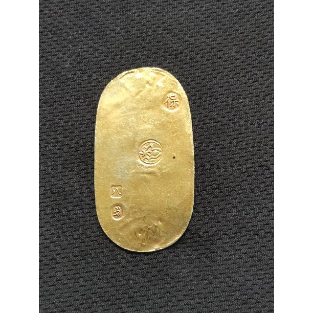 文政小判金 背：八神