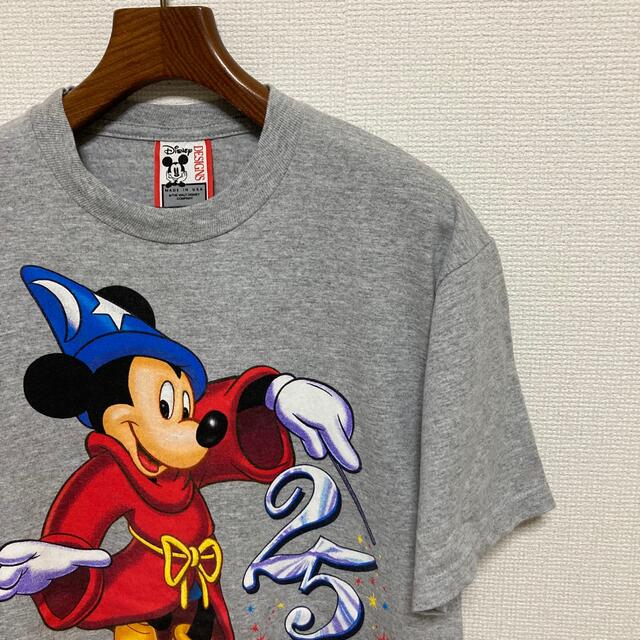 90s デッド USA製 ディズニーワールド 25周年 ミッキーマウス Tシャツ