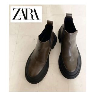 ザラ(ZARA)のtm様専用　ZARA＊アンクルサイドゴアショートブーツ(ブーツ)