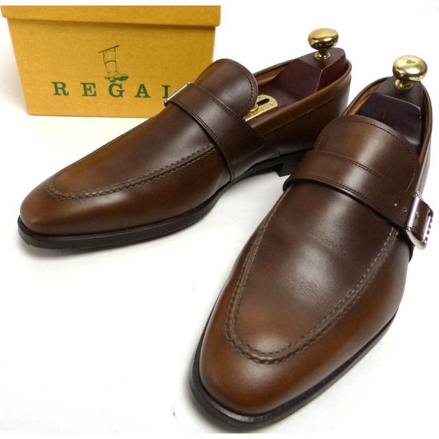 REGAL(リーガル)のリーガル / REGAL ストラップ 13BR ローファー24.5cm メンズの靴/シューズ(スリッポン/モカシン)の商品写真