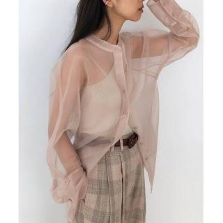 トゥデイフル(TODAYFUL)のTODAYFUL "Organdy Sheer Shirts"(シャツ/ブラウス(長袖/七分))