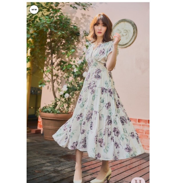 herlipto Full of Love Long Dress レディースのワンピース(ロングワンピース/マキシワンピース)の商品写真