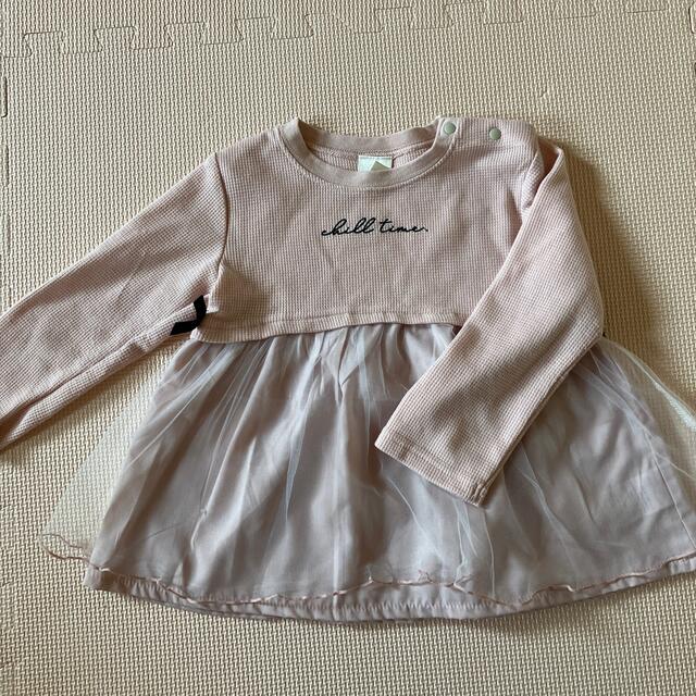 ベルメゾン(ベルメゾン)のロンT 100 キッズ/ベビー/マタニティのキッズ服女の子用(90cm~)(Tシャツ/カットソー)の商品写真