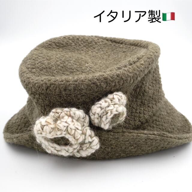美品イタリア製 ハンドメイド 帽子 レディースの通販 by みかん粒っ