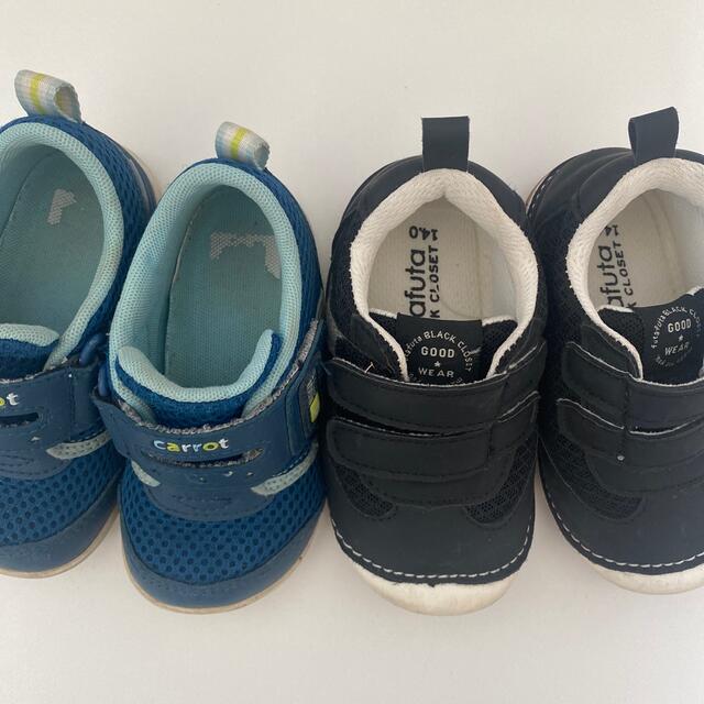MOONSTAR (ムーンスター)の子ども靴　2足セット キッズ/ベビー/マタニティのベビー靴/シューズ(~14cm)(スニーカー)の商品写真
