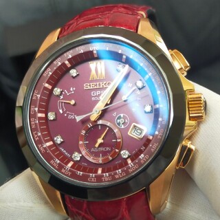 セイコー(SEIKO)の新品❗❗セイコー　赤アストロン　 ダイヤモンド限定モデル SBXB080(腕時計(アナログ))