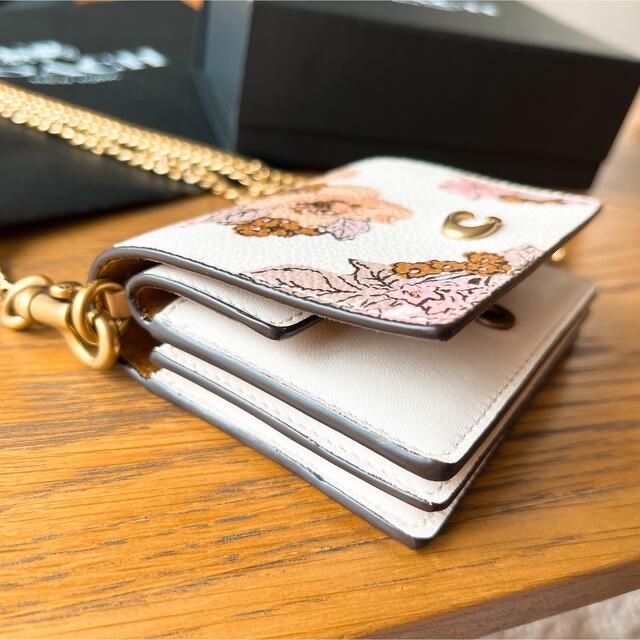 COACH - COACH チェーン付き ミニウォレット ショルダー の通販 COACH - COACH チェーン付き ミニウォレット ショルダー の通販