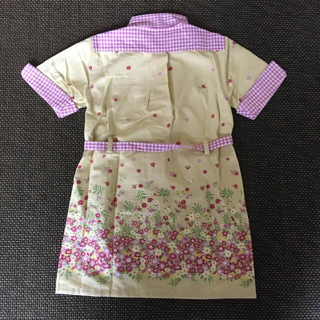 Ralph Lauren(ラルフローレン)の【新品】maison and jams  綿100%  シャツワンピース　双子 キッズ/ベビー/マタニティのキッズ服女の子用(90cm~)(ワンピース)の商品写真