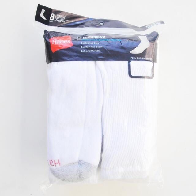 Hanes(ヘインズ)のHANES /  8 VALUE PACK CUSHION CREW SOCKS メンズのレッグウェア(ソックス)の商品写真