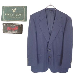 ライルアンドスコット(LYLE&SCOTT)のLYLE&SCOTT テーラードジャケット ストライプclissold生地使用(テーラードジャケット)