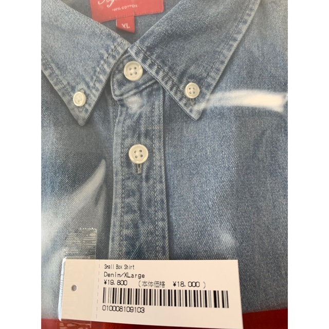 Supreme Small Box Shirt Denim XL 2