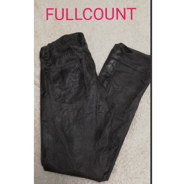 FULLCOUNT(フルカウント)のフルカウント　ジーンズ　ブラック　デニム　光沢　リーバイス　限定　完売　レア メンズのパンツ(デニム/ジーンズ)の商品写真