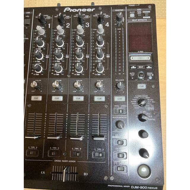 Pioneer(パイオニア)のPioneer DJミキサー　DJM-900nexus カバー付き 楽器のDJ機器(DJミキサー)の商品写真