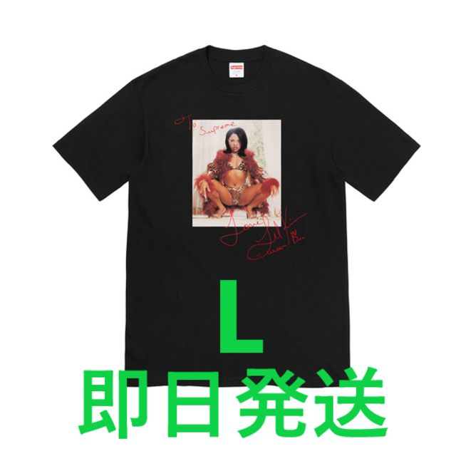 LカラーSupreme Lil Kim Tee L Black