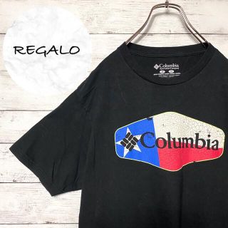 コロンビア(Columbia)の【希少デザイン】コロンビア☆プリントデカロゴブラックTシャツ(Tシャツ/カットソー(半袖/袖なし))